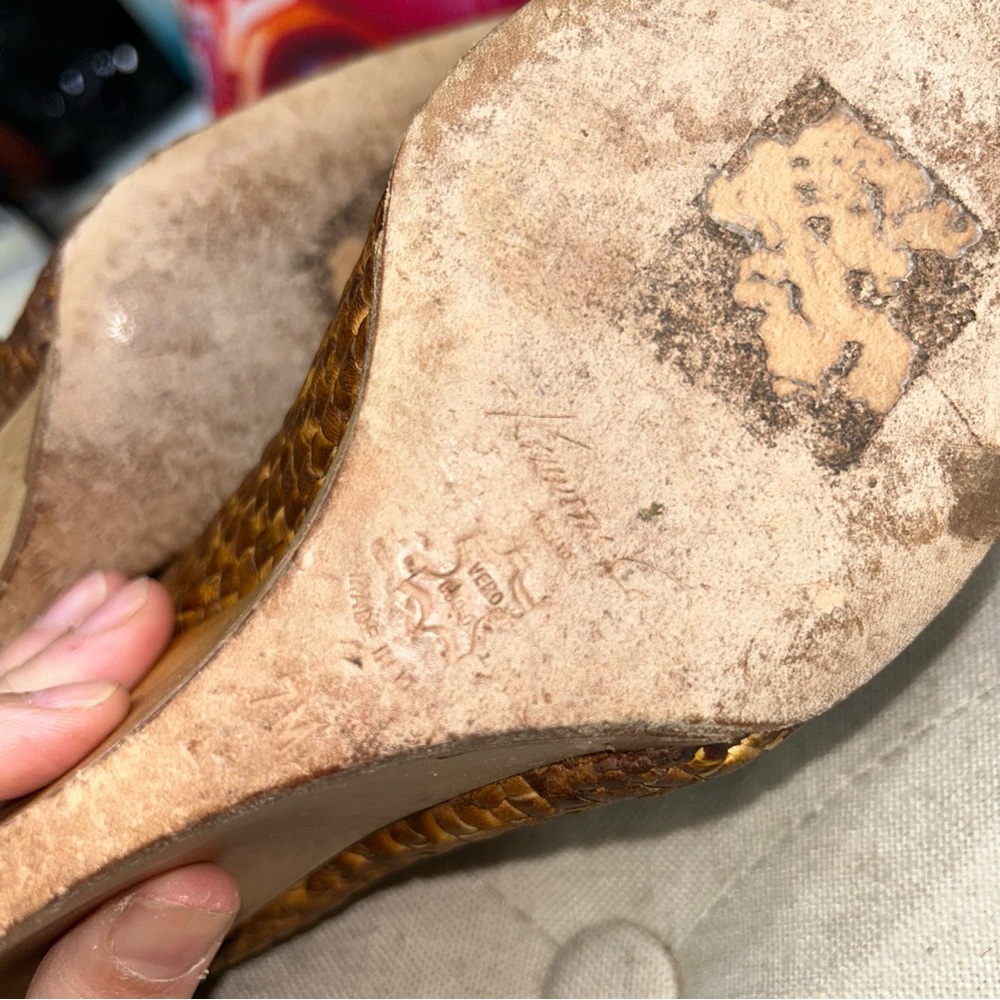 Kenneth Cole Woven Wedge Boots - Picture 9 of 10